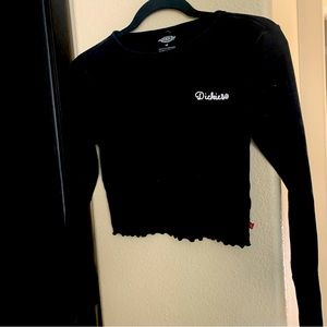 Dickies long-sleeved crop top size medium